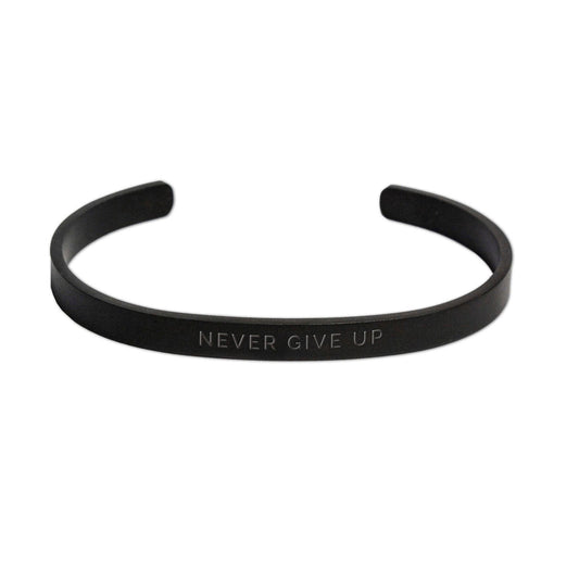 Bracelet for Him - Never Give Up - Kotikauppa