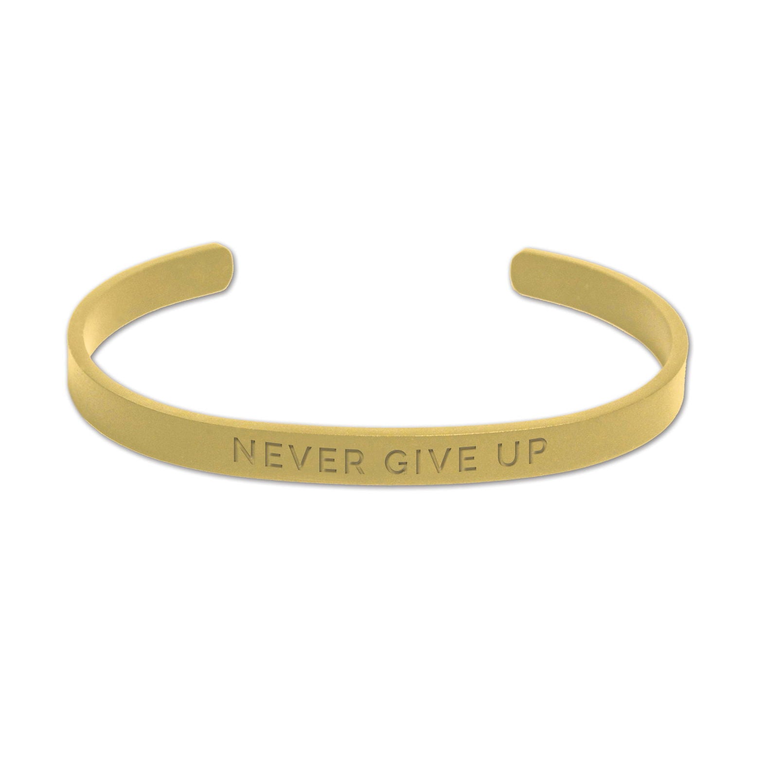 Bracelet for Him - Never Give Up - Kotikauppa