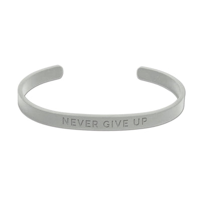 Bracelet for Him - Never Give Up - Kotikauppa