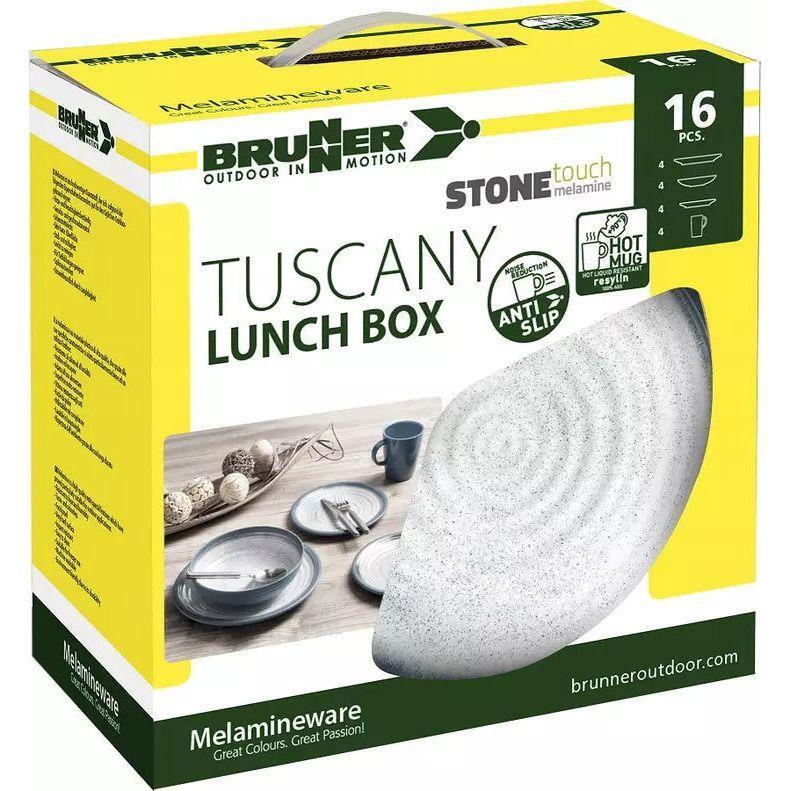Brunner melamiiniastiasto Tuscany, liukueste, 16 osaa - Kotikauppa