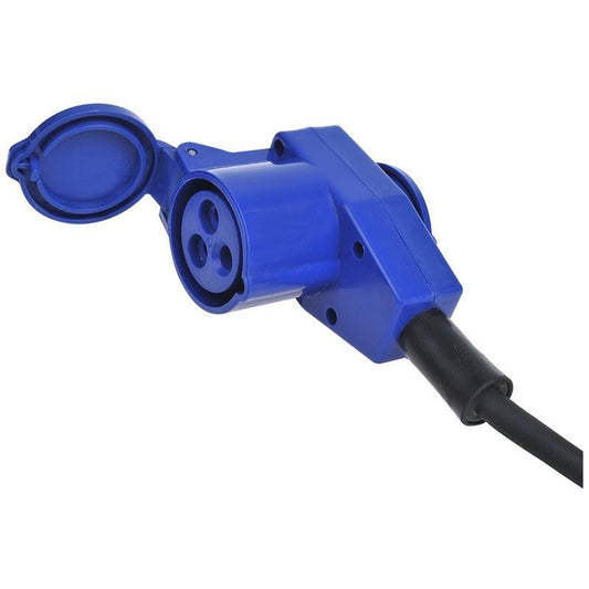 CEE-jatkojohto 10m CEE-kulmayhdistimellä + Schuko-pistokkeella 3x1,5mm² - Kotikauppa