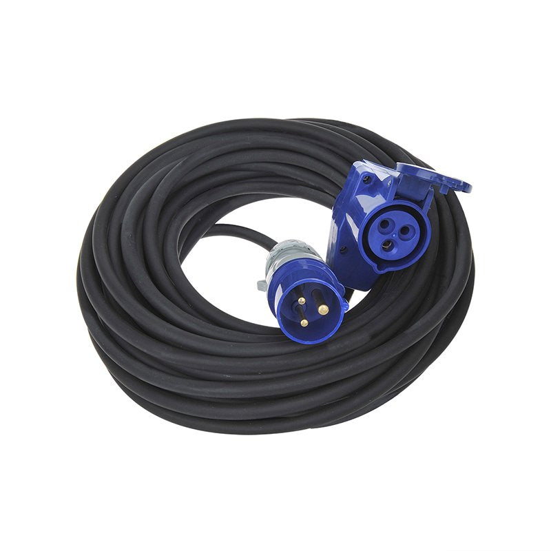 CEE-jatkojohto 30m CEE-kulmayhdistimellä + Schuko-pistokkeella 3x1,5mm² - Kotikauppa