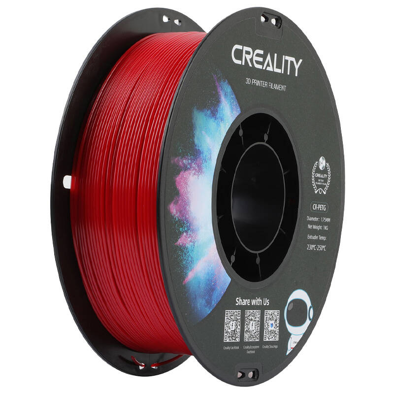 CR-PETG Filament Creality (Red) - Kotikauppa