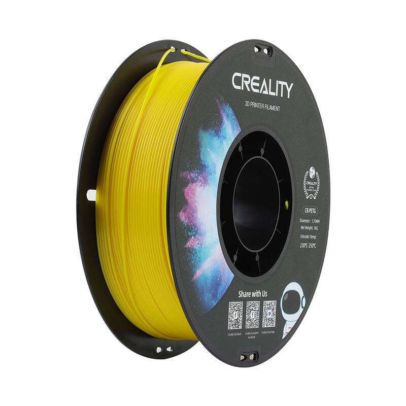 CR-PETG Filament Creality (Yellow) - Kotikauppa