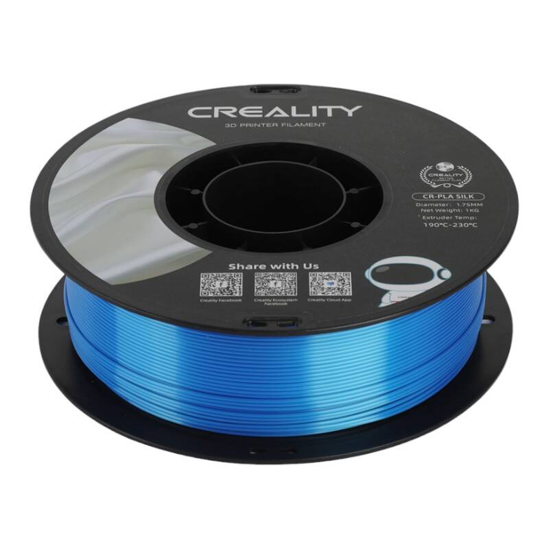 CR-Silk PLA Filament Creality (Blue) - Kotikauppa