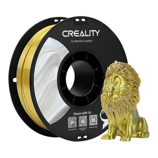 CR-Silk PLA Filament Creality (Gold-silver) - Kotikauppa
