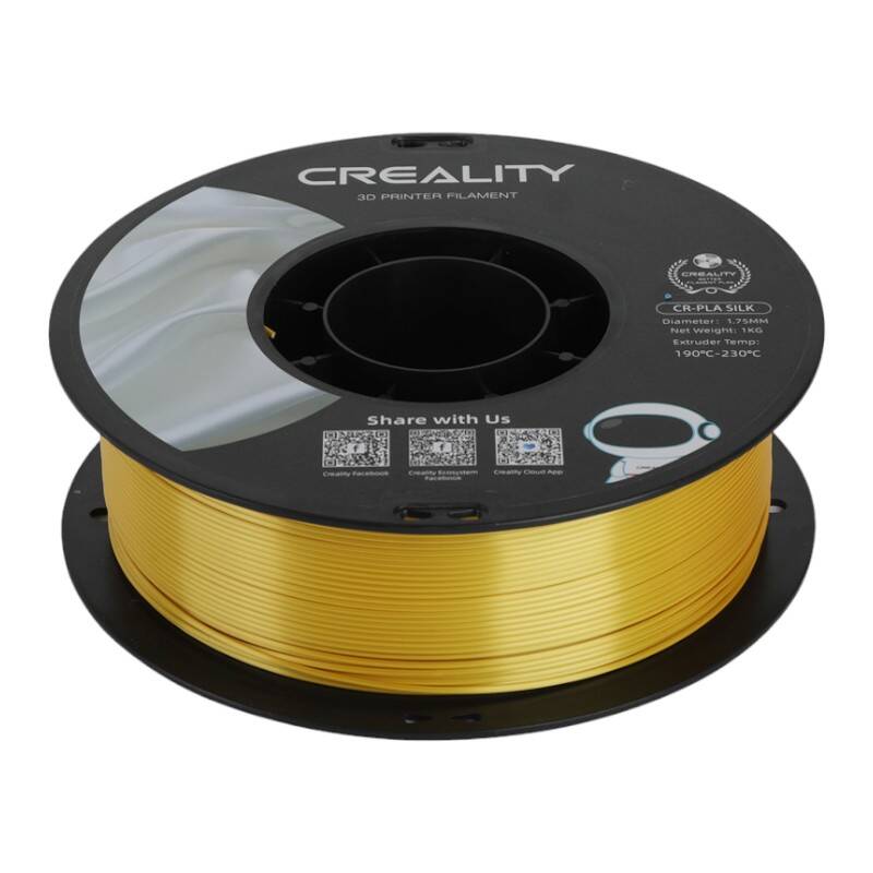 CR-Silk PLA Filament Creality (Gold) - Kotikauppa
