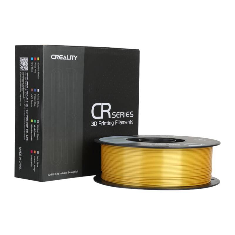 CR-Silk PLA Filament Creality (Gold) - Kotikauppa