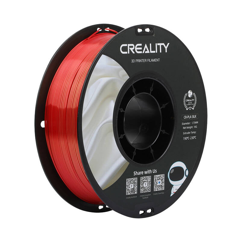 CR-Silk PLA Filament Creality (Golden-red) - Kotikauppa