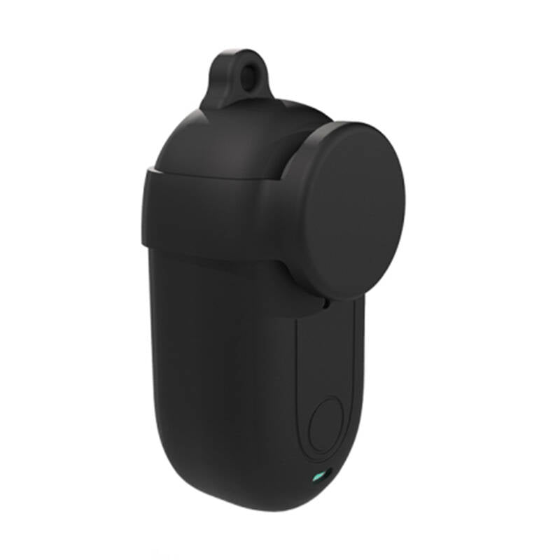 Camera Silicone Case Puluz with Lens Cover for Insta360 GO 3 Black - Kotikauppa