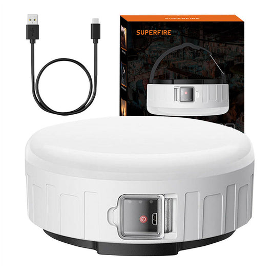 Camping lamp Superfire T25, 400lm, USB - Kotikauppa