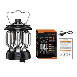 Camping lamp Superfire T36, USB-C - Kotikauppa