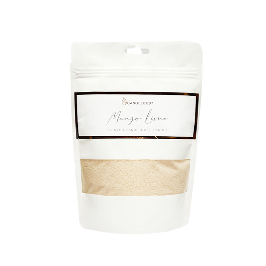 Candledust tuoksukynttilä täyttöpakkaus + 2 sydäntä (Mango Lime 330g) - Kotikauppa