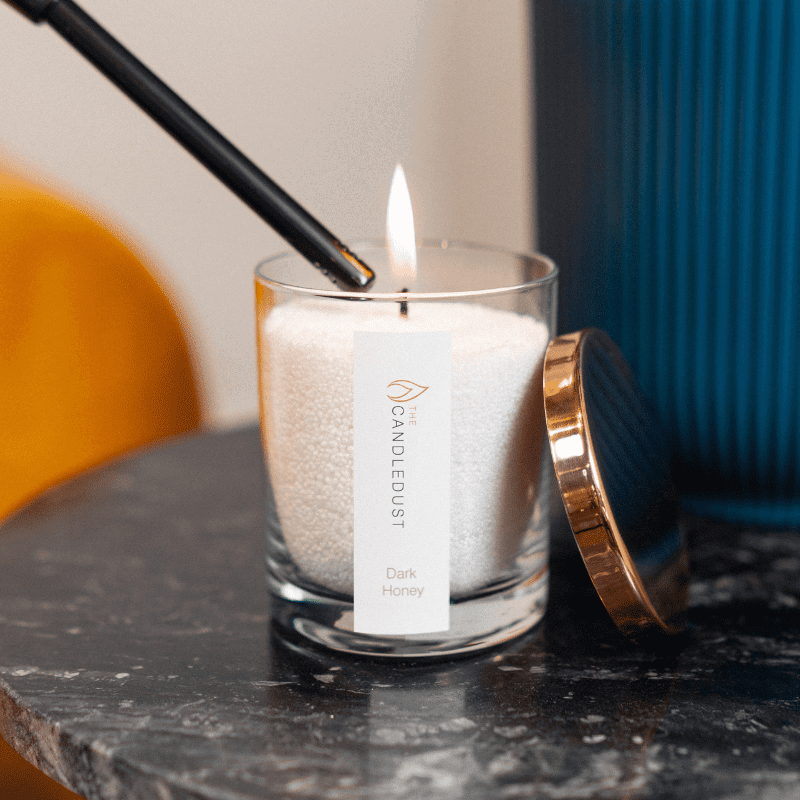 Candledust tuoksukynttilä täyttöpakkaus + 2 sydäntä (Nordic Lights 330g) - Kotikauppa