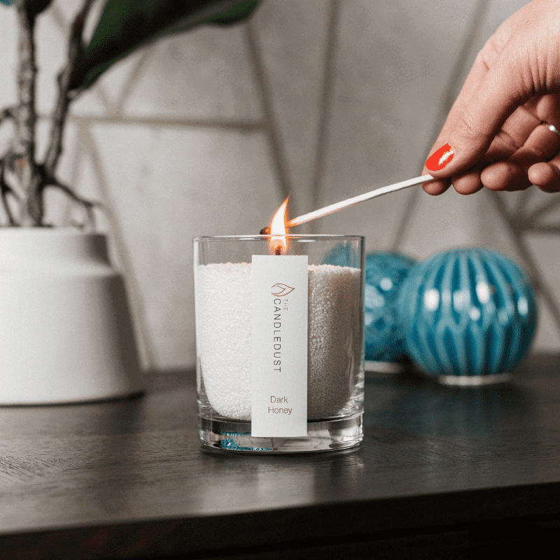 Candledust tuoksukynttilä täyttöpakkaus + 2 sydäntä (Oasis 330g) - Kotikauppa