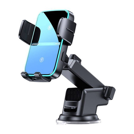 Car Dashboard Holder Joyroom JR-ZS246 with Qi Inductive Charger (Black) - Kotikauppa