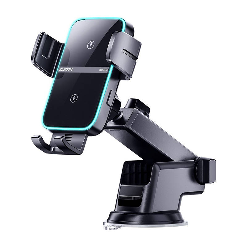 Car Dashboard Holder Joyroom JR-ZS246 with Qi Inductive Charger (Black) - Kotikauppa