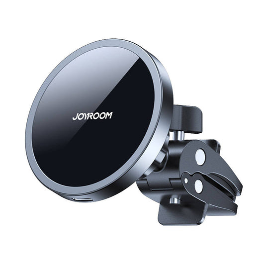 Car Grille Holder Joyroom JR-ZS240 with Qi Inductive Charger (Black) - Kotikauppa