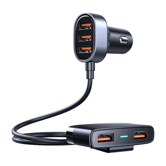 Car charger Joyroom JR-CL03 5-Port USB (black) - Kotikauppa