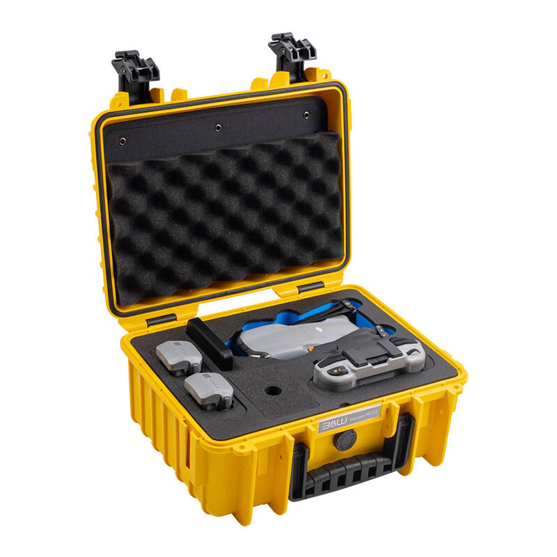 Case B&W type 3000 for DJI Air 3 (yellow) - Kotikauppa