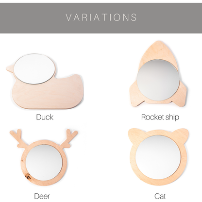 Children's Wall Mirror (4 Different Shapes) - Kotikauppa