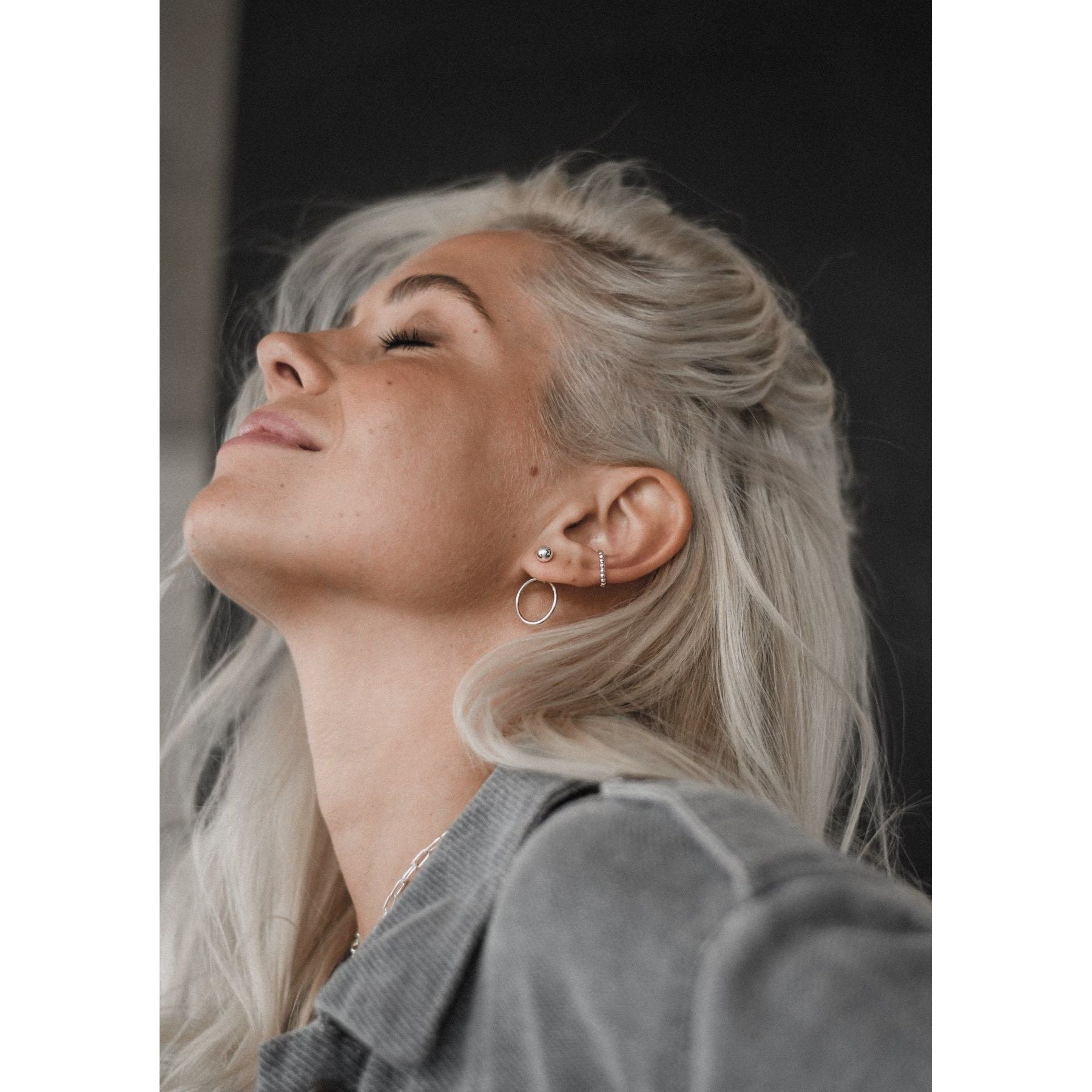 Chord Earrings - Silver