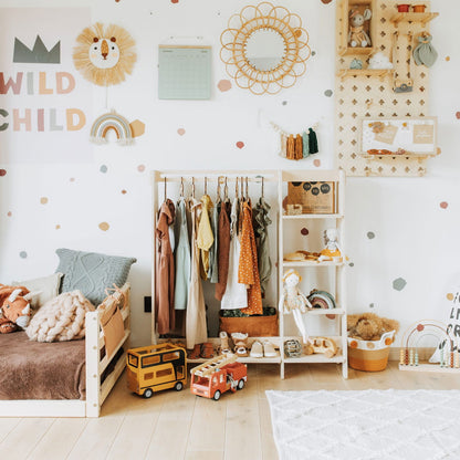 Clothing Rack with Shelves for Toddlers - Kotikauppa