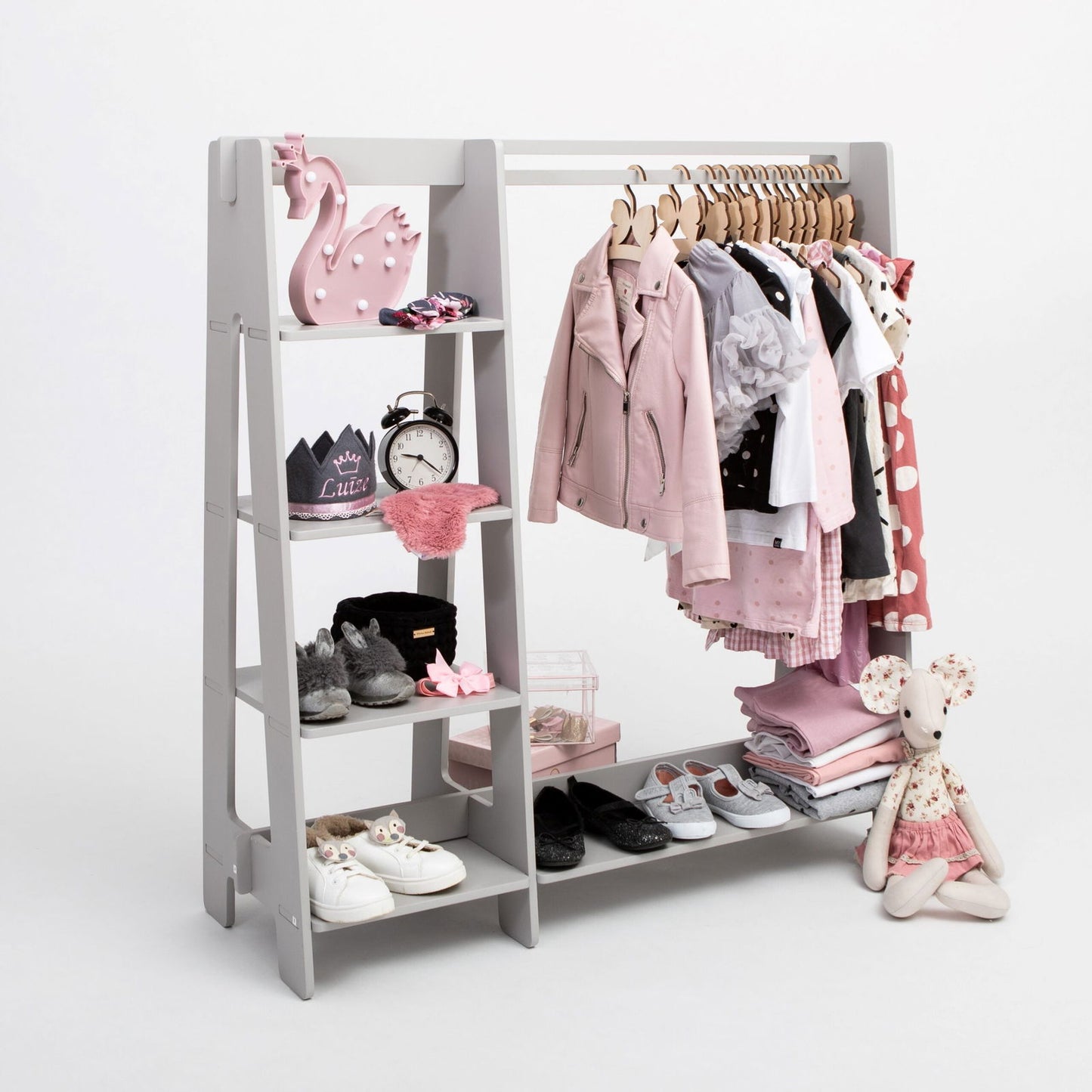 Clothing Rack with Shelves for Toddlers - Kotikauppa