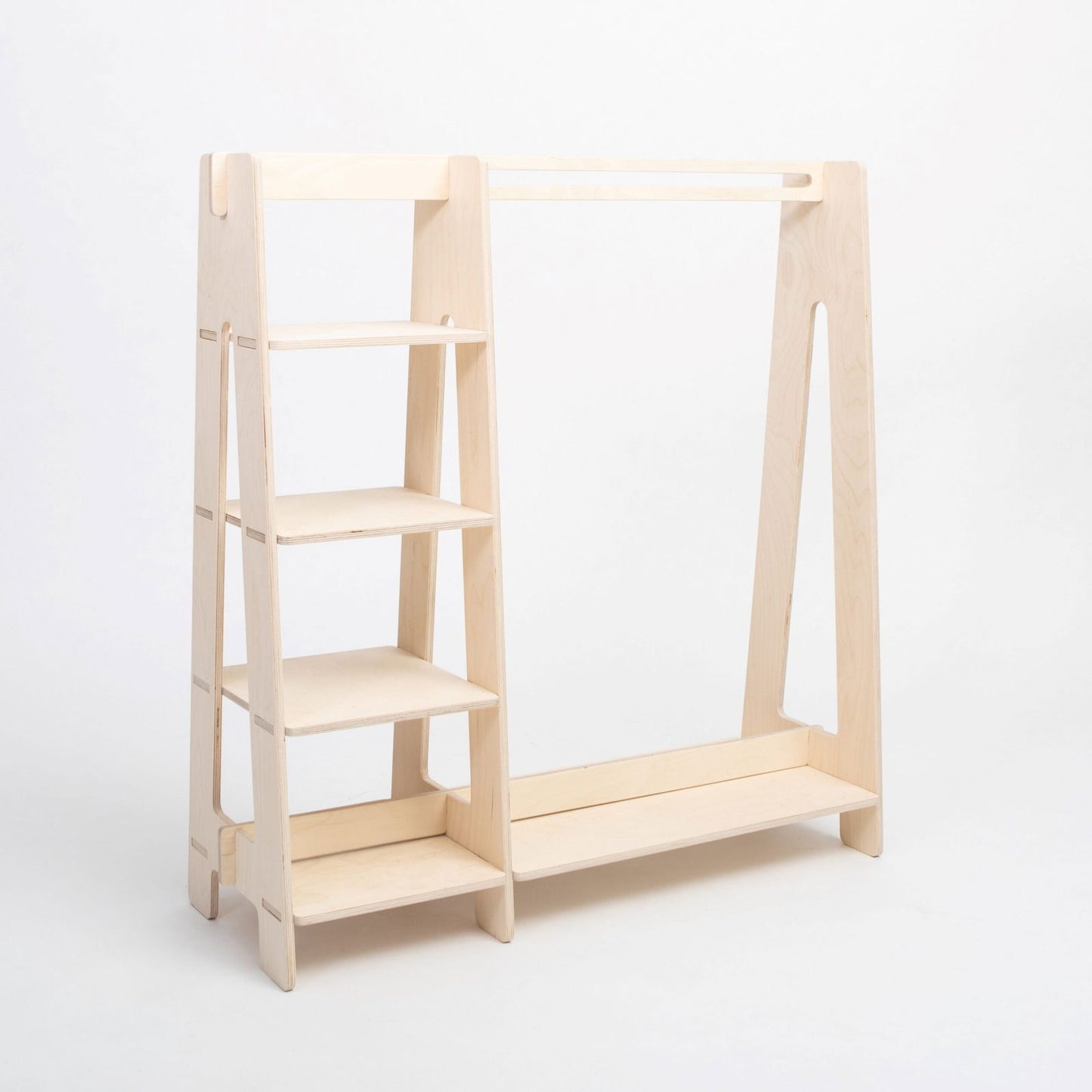 Clothing Rack with Shelves for Toddlers - Kotikauppa