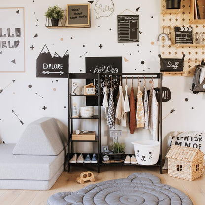 Clothing Rack with Shelves for Toddlers - Kotikauppa