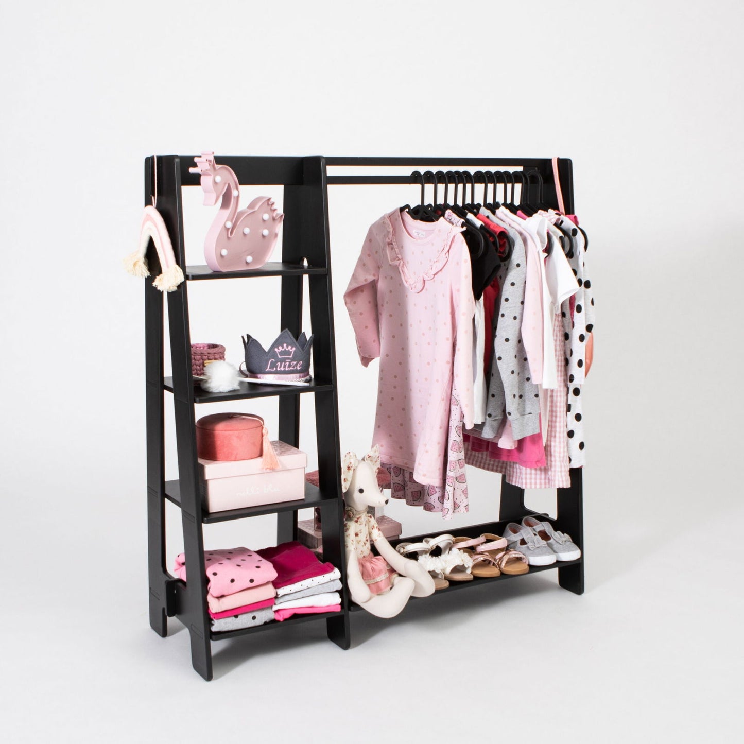 Clothing Rack with Shelves for Toddlers - Kotikauppa