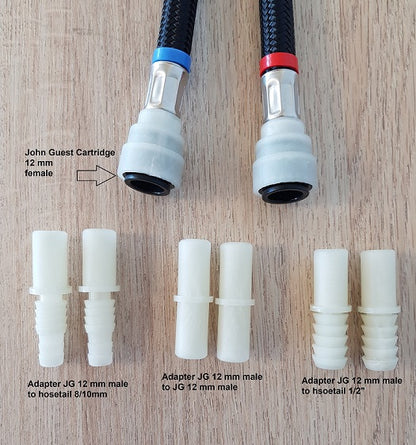 Comet vipusekoitushana Modena JG 12mm/letkuliitos, kromattu