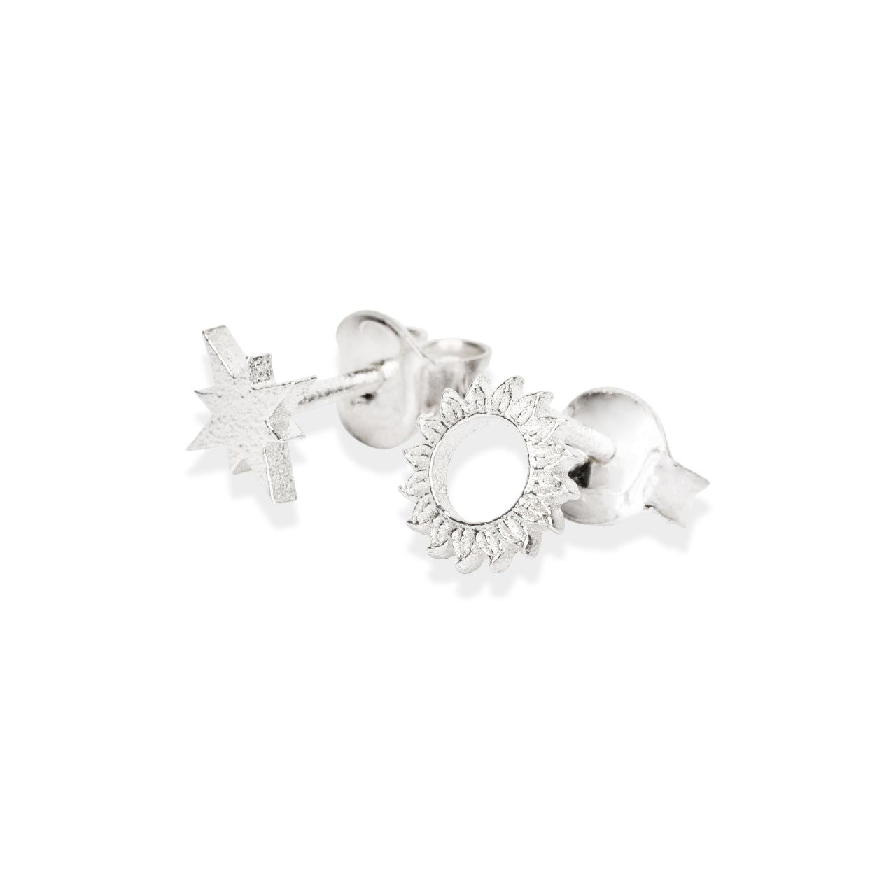 Celestial Sun Stud Earrings