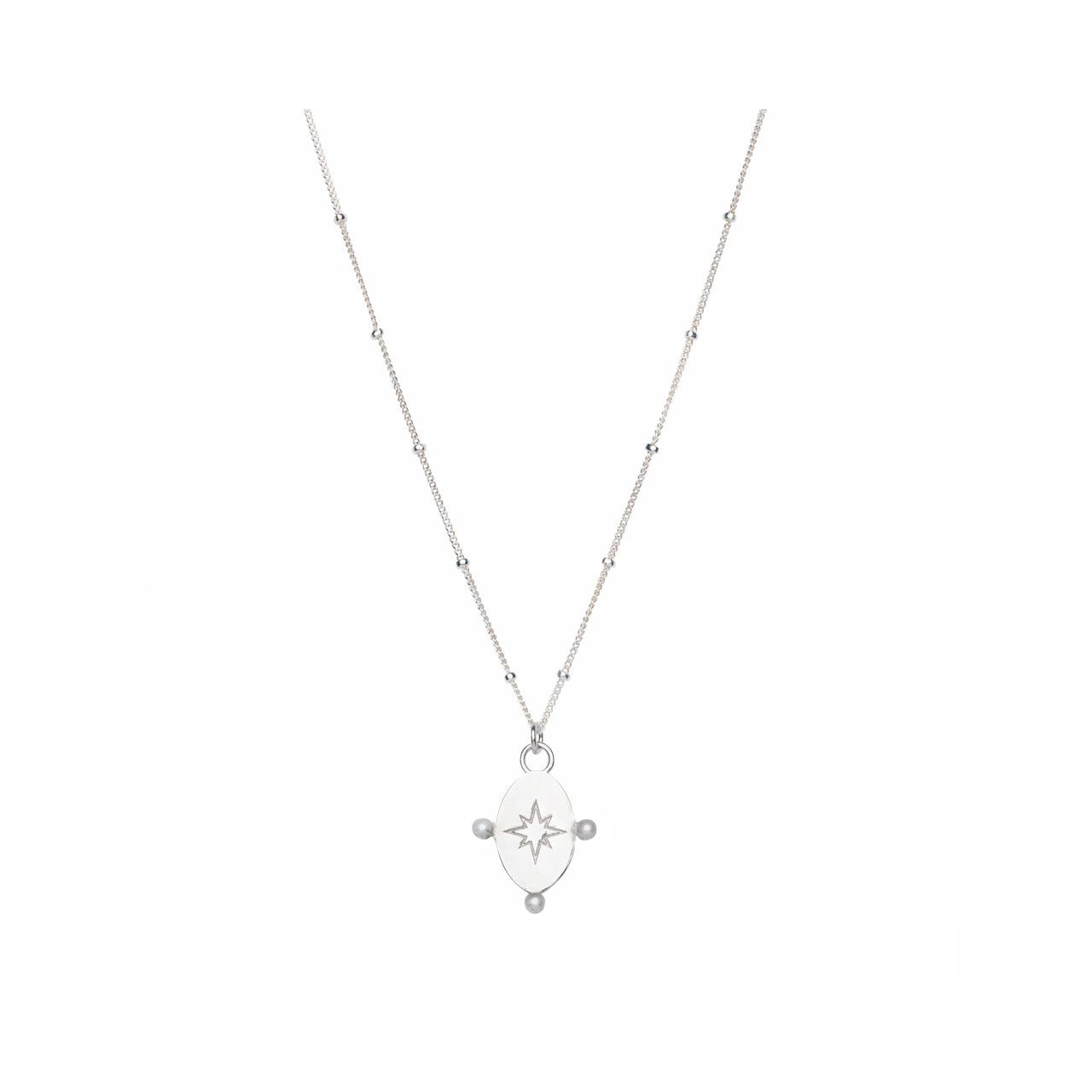 Morning Star Necklace - Silver