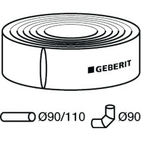 LÄPIVIENTIERISTE GEBERIT 90/110 15m