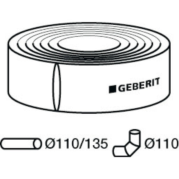 LÄPIVIENTIERISTE GEBERIT 110/135 15m