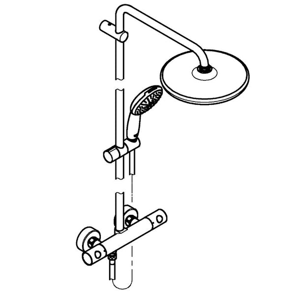 SUIHKUJÄRJESTELMÄ GROHE 268332431 TEMPESTA 250