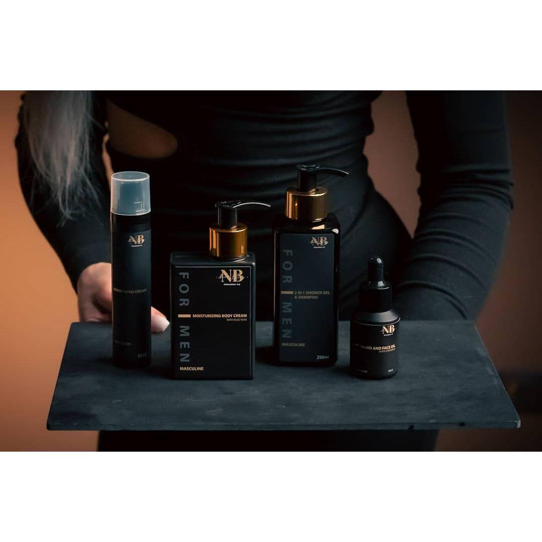 Face and Beard Oil for Men with Vitamin E, 30ml