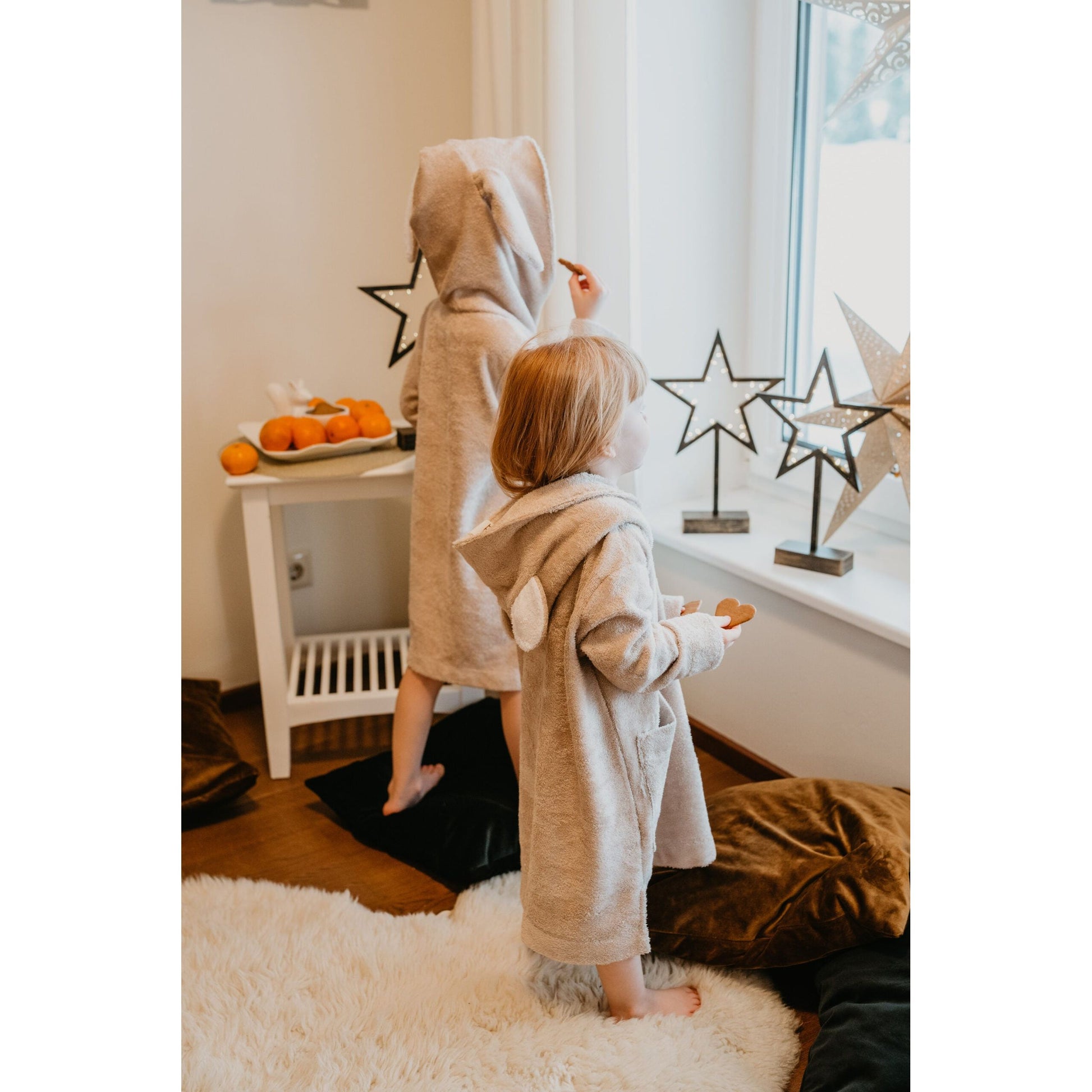 Long-Sleeve Poncho TEDDY - For TODDLERS (Size 82/86-116)