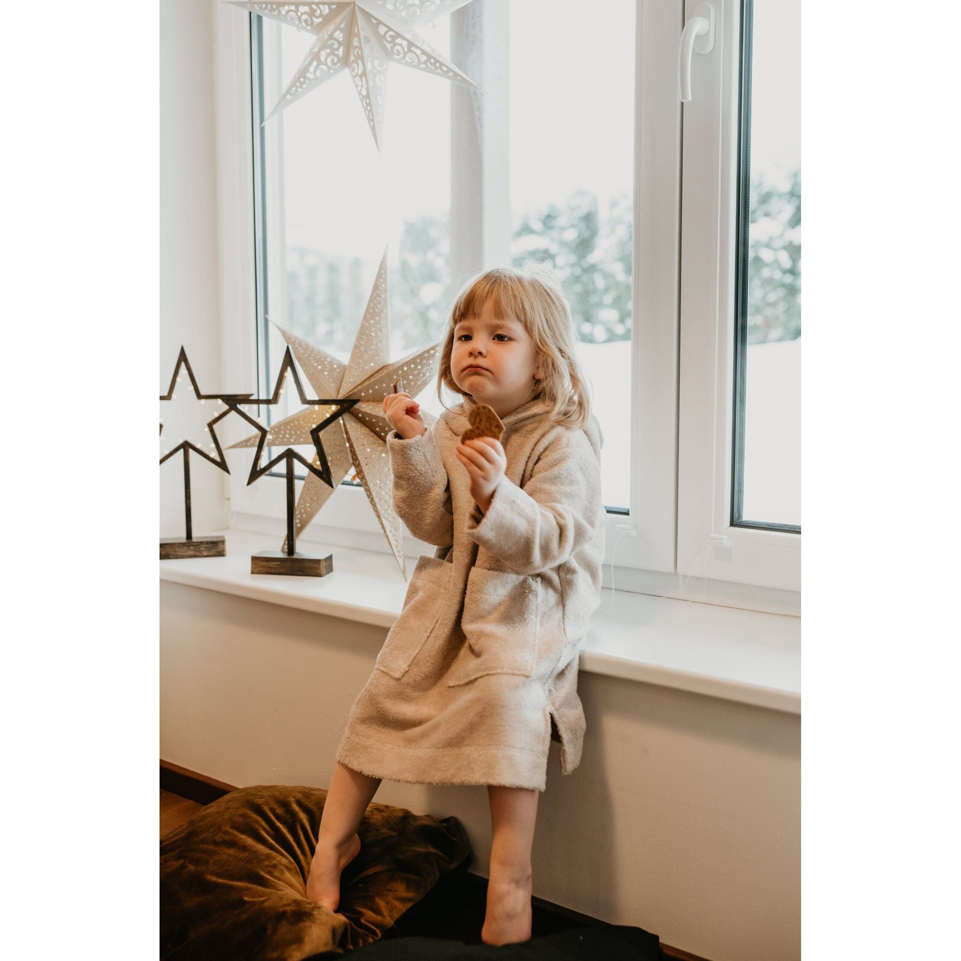 Long-Sleeve Poncho TEDDY - For TODDLERS (Size 82/86-116)