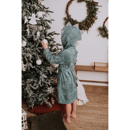 Bamboo Terry Bathrobe DINOSAUR - For TODDLERS (Size 82/86-116)