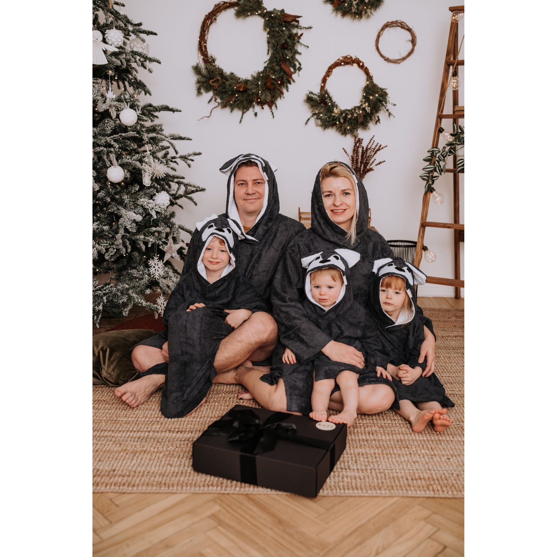 Long-Sleeve Poncho WOLF - For TODDLERS (Size 82/86-116)