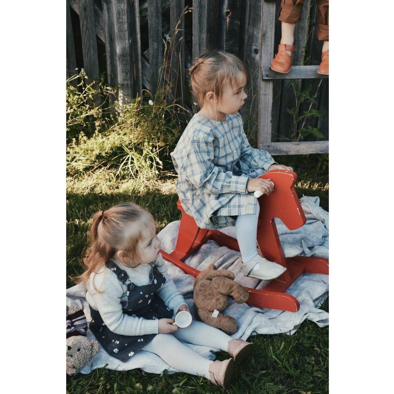 Leather Kids' Shoes Lusti - Natural White