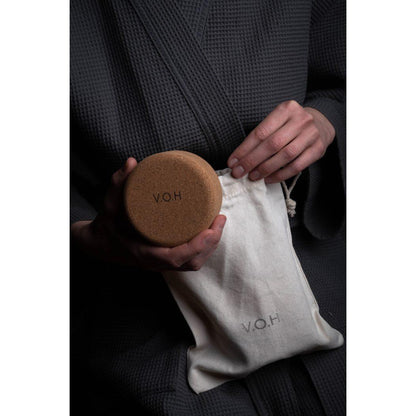 Solid Hair-Care Set with Corkwood Travel Cases