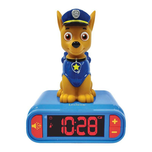 Digital alarm clock with a Chase 3D nightlight Lexibook - Kotikauppa