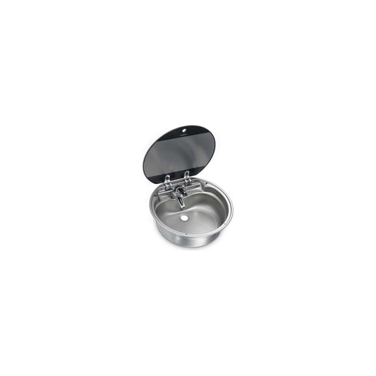 Dometic SNG 420 pyöreä pesuallas lasikannella 420 mm - Kotikauppa