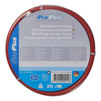 Drinking water hose red 5,00M / 10x15mm - Kotikauppa