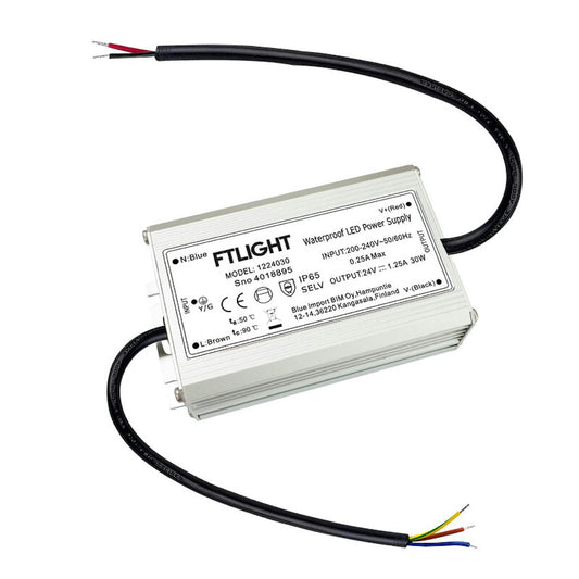 ELEKTRONINEN LIITÄNTÄLAITE 24V, 30W, IP65 -  4018895 -  FTLight
