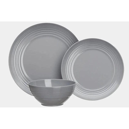 Flamefield melamiiniastiasto Non Slip harmaa, 12 osaa | NSG0112 | 5023412271122 | Kotikauppa | Flamefield