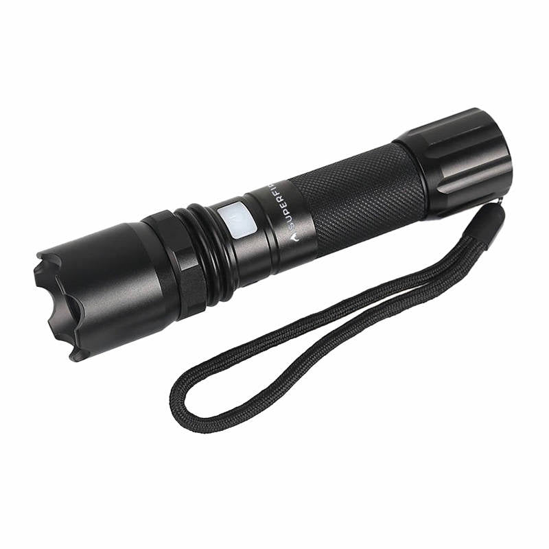 Flashlight Superfire A10, 550lm, USB - Kotikauppa